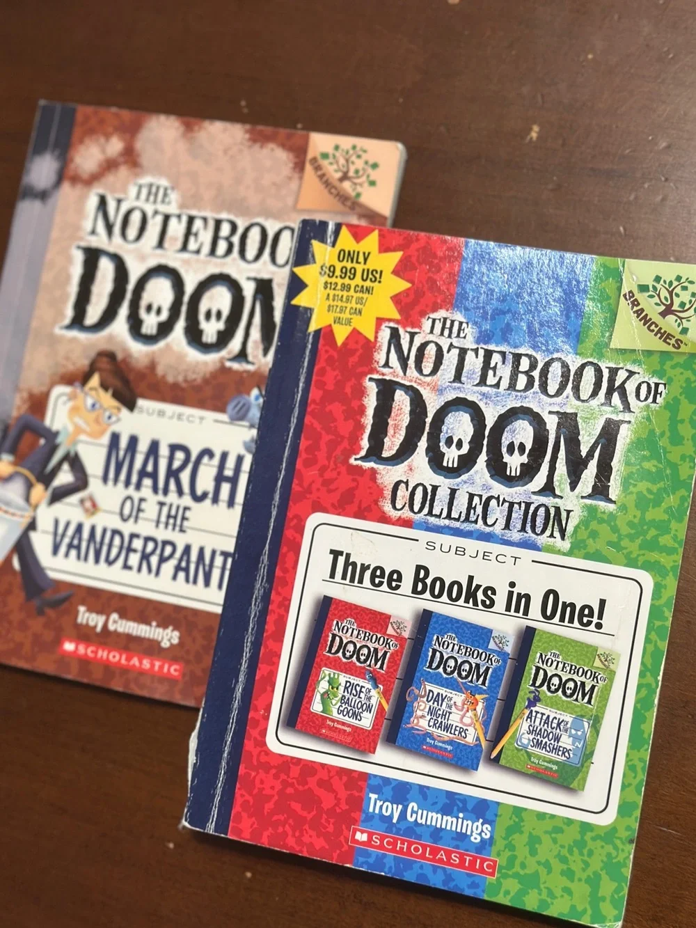 Kids Fiction Book Set - The Notebook of Doom - Omnibus - READ DESCRIP